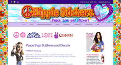 Desktop Screenshot of hippiestickers.com